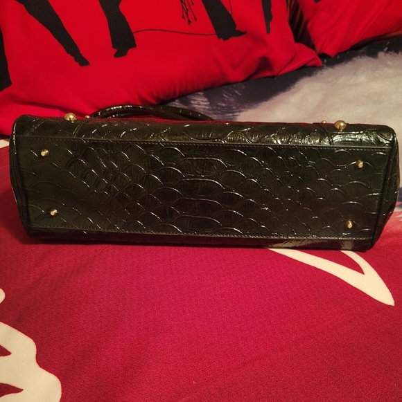 Guess Croc Embossed Satchel - Picture 5 of 7